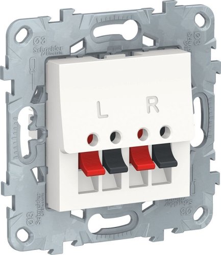 Розетка аудио без рамки Schneider Electric Unica New 1-м белый картинка